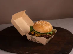 Alga Clamshell-Box 500 ml Braun ungeteilt