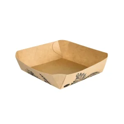 Alga Schale Quadratisch 115 x 115 x 39 mm Braun