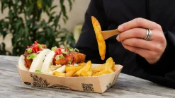 Alga Schale Rechteckig 160 x 85 x 40 mm Braun