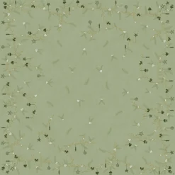 Bio Dunicel® Mitteldecken 84 x 84 cm Noel Pistachio
