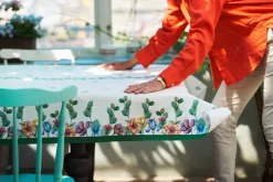 Bio Dunicel® Tischdecke 138 x 220 cm Breezy Butterflies