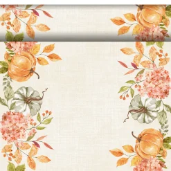 Bio Dunicel® Tête-à-Tête-Tischläufer 0,4 x 24 m Spicy Pumpkin