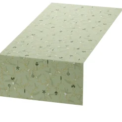 Bio Dunicel® Tête-à-Tête-Tischläufer 0,4 x 24 m Noel Pistachio