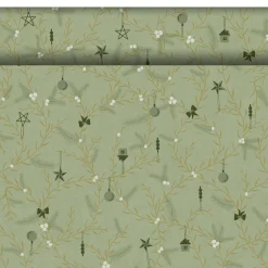 Bio Dunicel® Tête-à-Tête-Tischläufer 0,4 x 24 m Noel Pistachio