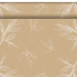 Bio Dunicel® Tête-à-Tête-Tischläufer 0,4 x 24 m Leaves Natural