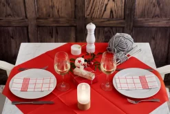 Bio Dunicel®-Mitteldecke 84 x 84 cm Rot