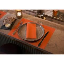 Bio Dunicel®-Tischset 30 x 40 cm Linnea Sun Orange