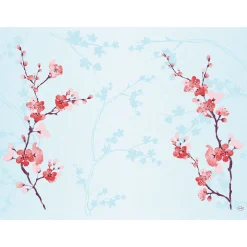 Bio Dunicel®-Tischset 30 x 40 cm Cherry Breeze Blue