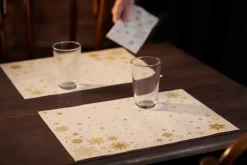 Bio Dunicel®-Tischset 30 x 40 cm Stargazing Cream