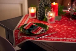 Bio Dunisoft® Serviette 40 x 40 cm Winter Flakes Hearts