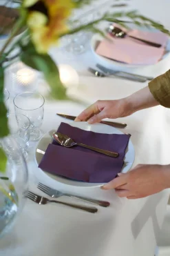 Bio Dunisoft® Serviette 40 x 40 cm Plum