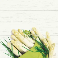 Bio Dunisoft® Serviette 40 x 40 cm White Asparagus