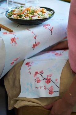 Bio Dunisoft® Serviette 40 x 40 cm Cherry Breeze Blue