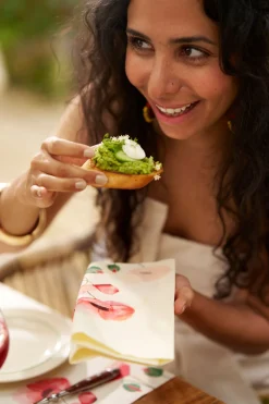 Bio Dunisoft® Serviette 40 x 40 cm Poppy Charm