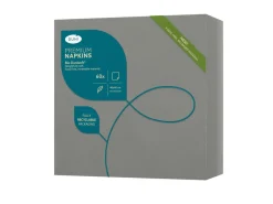 Bio Dunisoft® Serviette 40 x 40 cm Granite Grey