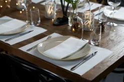 Bio Dunisoft® Serviette 48 x 48 cm Weiß