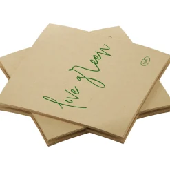 Bio Dunisoft® Serviette 20 x 20 cm Love Green Natural