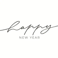 Bio Tissue-Serviette 33 x 33 cm Fresh new year 3-lagig