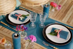 Bio Tissue-Serviette 33 x 33 cm Ocean Teal 3-lagig