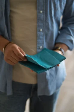 Bio Tissue-Serviette 40 x 40 cm Ocean Teal 3-lagig