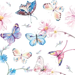 Bio Tissue-Serviette 24 x 24 cm Butterflies 3-lagig