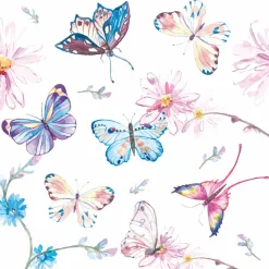 Bio Tissue-Serviette 33 x 33 cm Butterflies 3-lagig