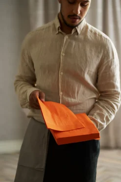 Classic-Serviette 40 x 40 cm Sun Orange