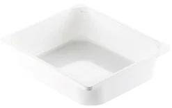 CPET-Schale ½ GN 325 x 265 x 79 mm Weiß ungeteilt
