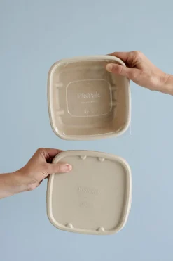 Cube Deckel quadratisch 900/1200 ml Braun