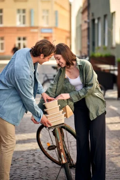 Cube Deckel rechteckig 900/1200 ml Braun