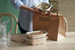 Cube Schale rechteckig 900 ml Braun ungeteilt