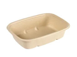 Cube Schale rechteckig 900 ml Braun ungeteilt