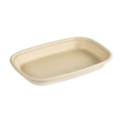 Cube Schale rechteckig 800 ml Braun ungeteilt