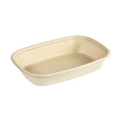 Cube Schale rechteckig 1200 ml Braun ungeteilt