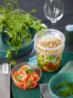 Deckel für Deli-Schalen Crystal 250/375/500/750 ml Transparent