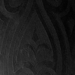 Duni Elegance®-Serviette Lily 48 x 48 cm Schwarz