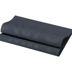Duni Elegance®-Serviette Lily 48 x 48 cm Schwarz