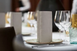 Duni Elegance®-Serviette Lily 40 x 40 cm Greige