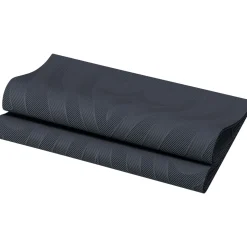 Duni Elegance®-Serviette Lily 40 x 40 cm Schwarz