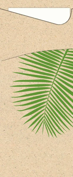 Duni Sacchetto®, Serviettentaschen, Tissue 8,5 x 19 cm Leaf