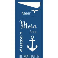 Duni Sacchetto® Tissue 8,5 x 19 cm Meer Freude