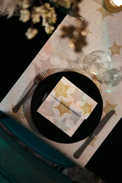 Dunicel® 3 in 1 0,4 x 4,8 m Snowstars White