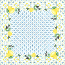 Dunicel® Mitteldecken 84 x 84 cm Mediterrian