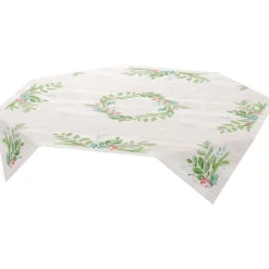 Dunicel® Mitteldecken 84 x 84 cm Winter Greenery