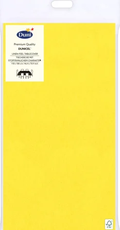 Dunicel® Tischdecke 118 x 180 cm Gelb