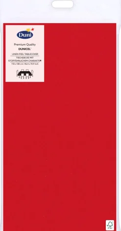 Dunicel® Tischdecke 118 x 180 cm Rot