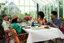 Dunicel® Tischdecke 138 x 220 cm Vibrant Bloom