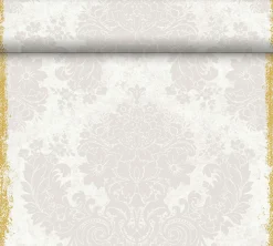 Dunicel® Tête-à-Tête-Tischläufer 0,4 x 24 m Royal White