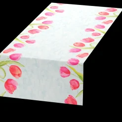 Dunicel® Tête-à-Tête-Tischläufer 0,4 x 24 m Painted Tulips