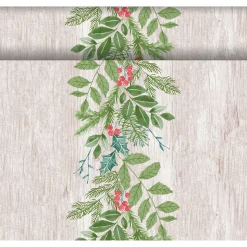 Dunicel® Tête-à-Tête-Tischläufer 0,4 x 24 m Winter Greenery